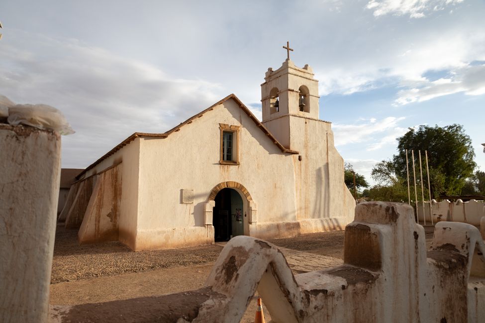 Village church in San Pedro de Atacama