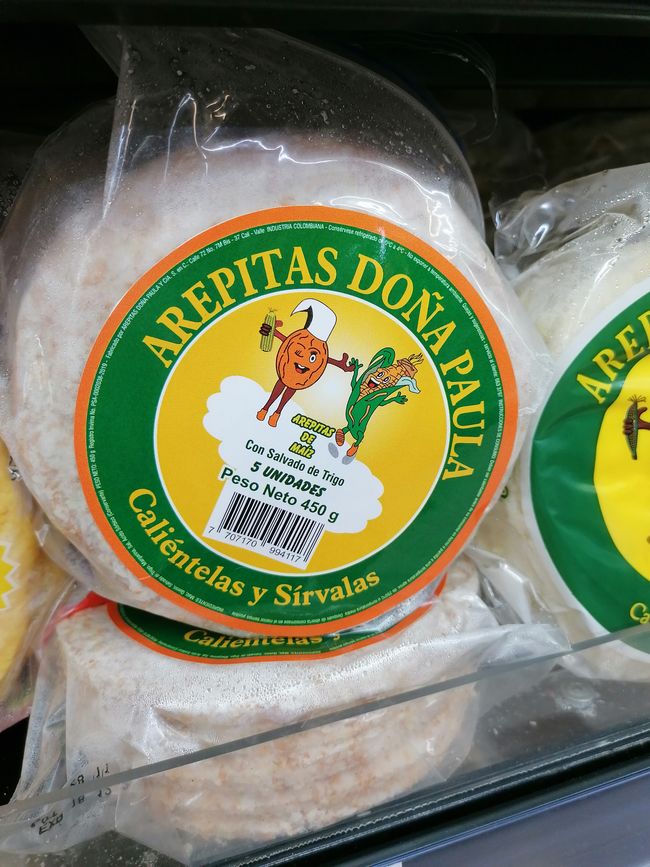 Arepas - the national dish of Colombia