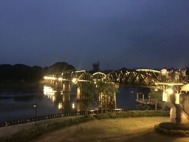 Bridge over the RK in the evening