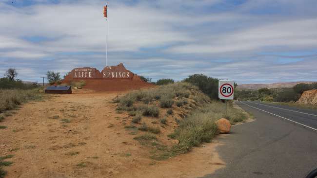 The desert town in the Australian center