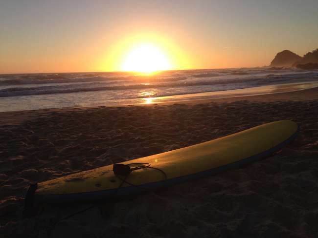 Sunrise Surfing