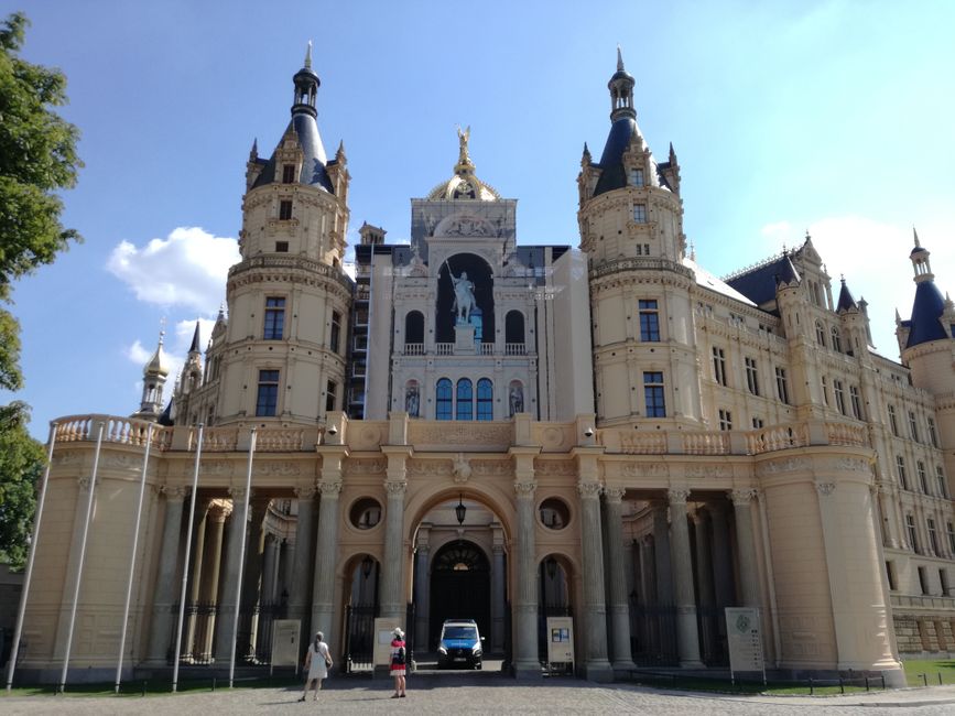 Le château de Schwerin abrite aussi le parlement régional