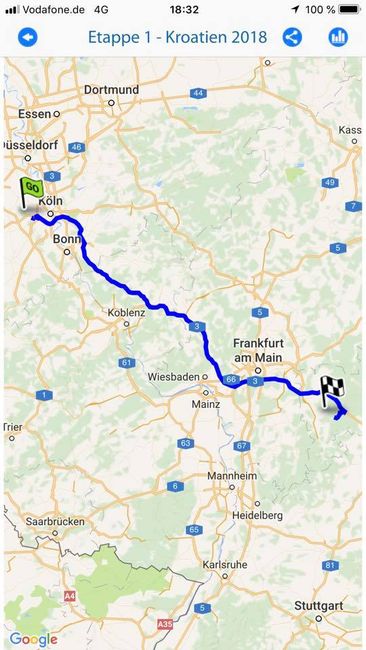 Stage 1 - Hoch Spessart - 270 Km/3.5h