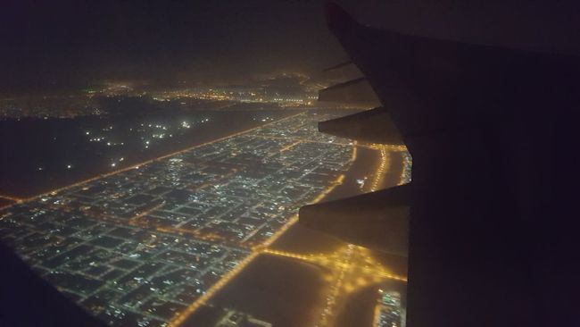 Somewhere over Abu Dhabi