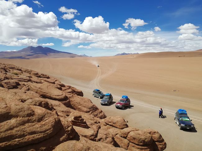 Nga Uyuni (Bolivi) në San Pedro de Atacama (Kili)