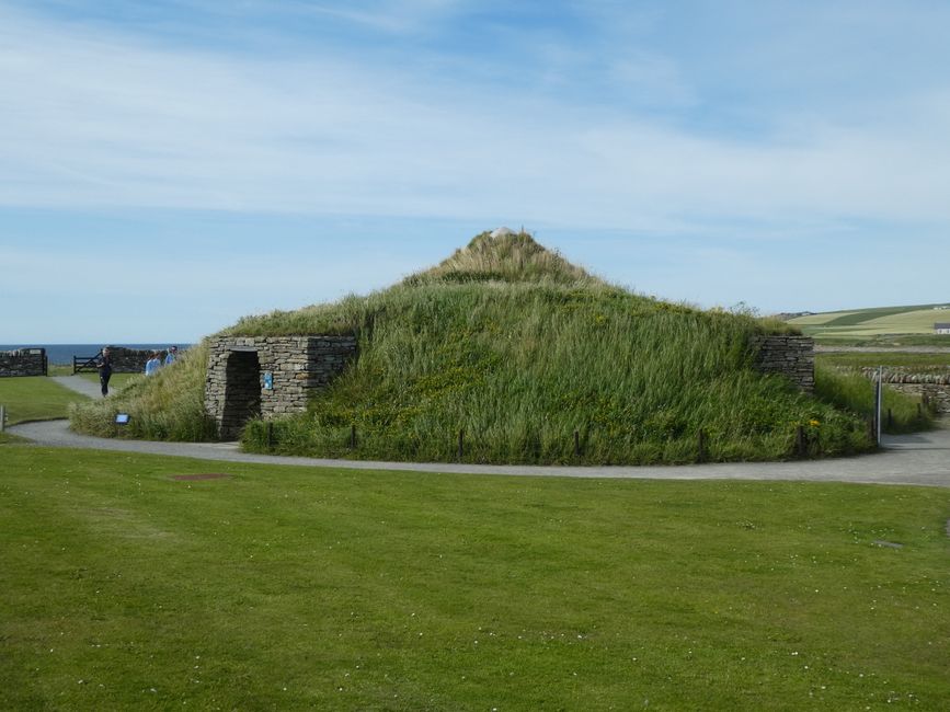 Nachbau eines Hauses aus Skara Brae