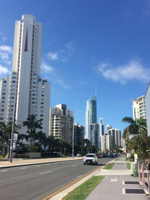 Back in Surfers Paradise