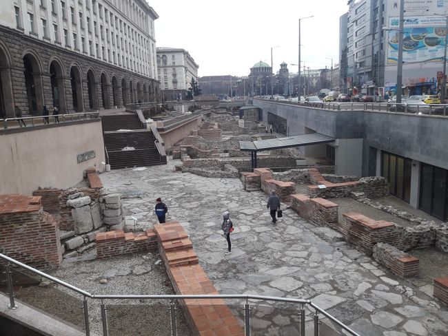Archaeological treasure trove at Serdica metro station