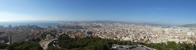 Blick auf Marseille