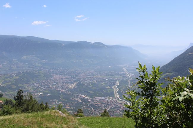 View of the valley from Monte