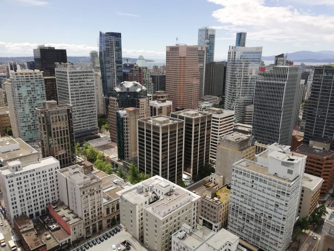 Rundum-Blick über Vancouver aus 40. Stock ...