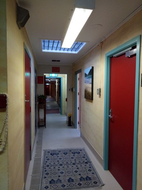 Corridor in the hostel - I think it's cool