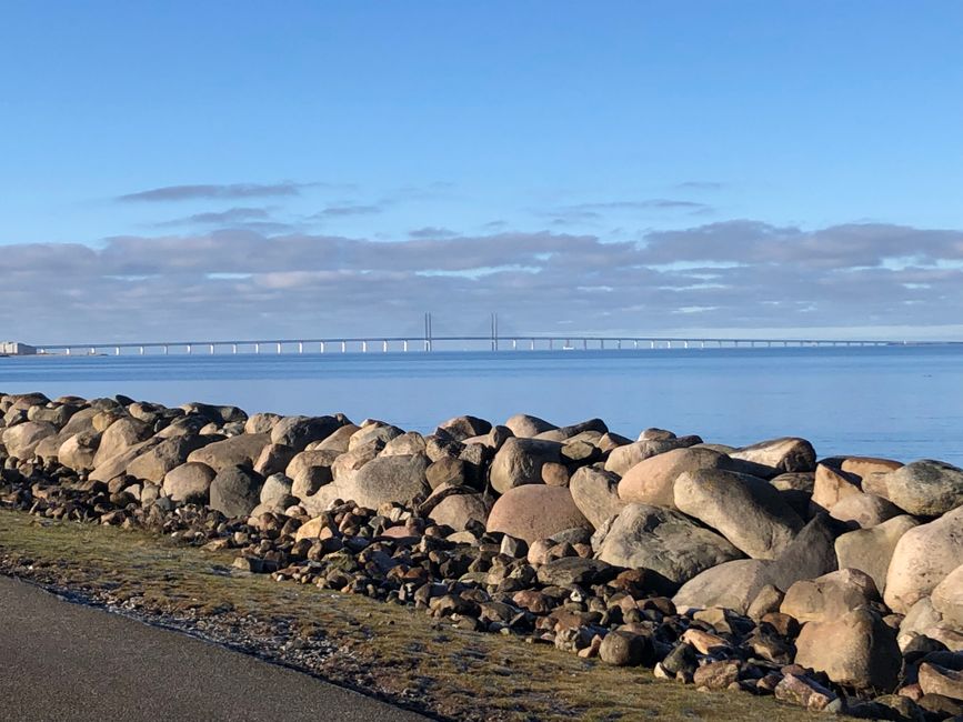 Öresund Bridge from Malmö.