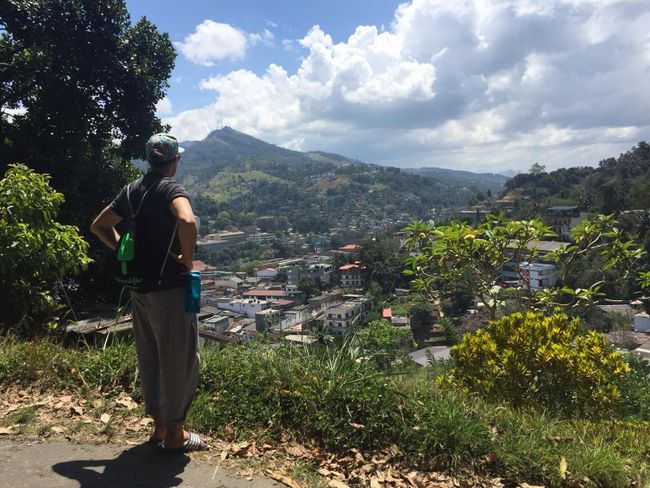 Ausblick auf Kandy zentral