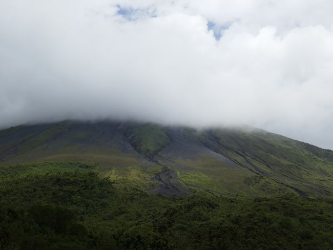 The lava fields of the Arenal