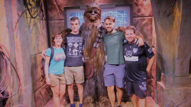 Disneyland - with Chewbacca