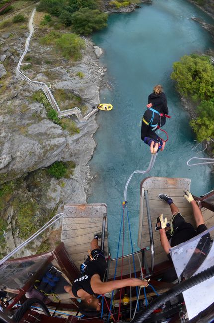 Bungy Jump bei Queenstown 🤪