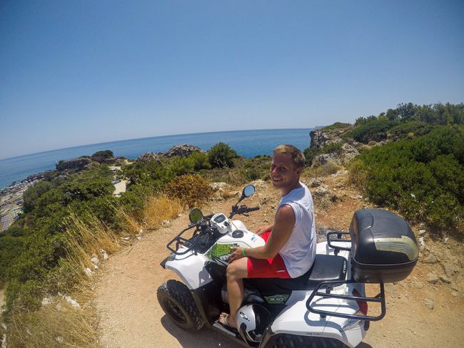 Day 85 - the sixth day in Rhodes / on the road with the quad