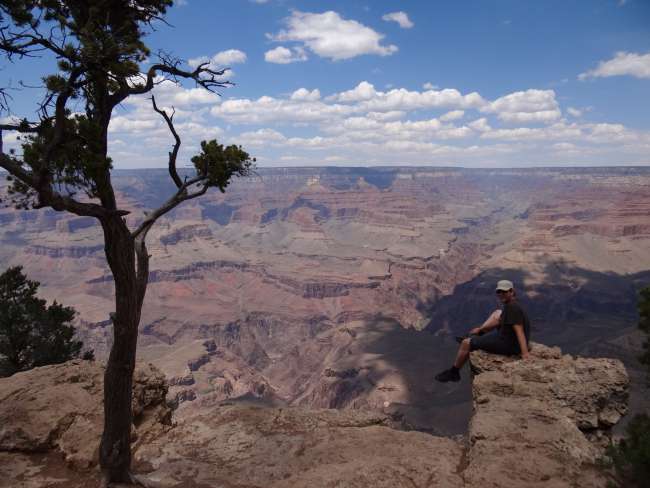 Die grandiose Aussicht beim Grand Canyon National Park