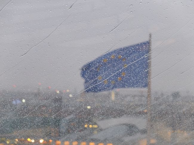 Europa im Regen