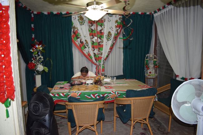 'Viva Mexico' in the dining room