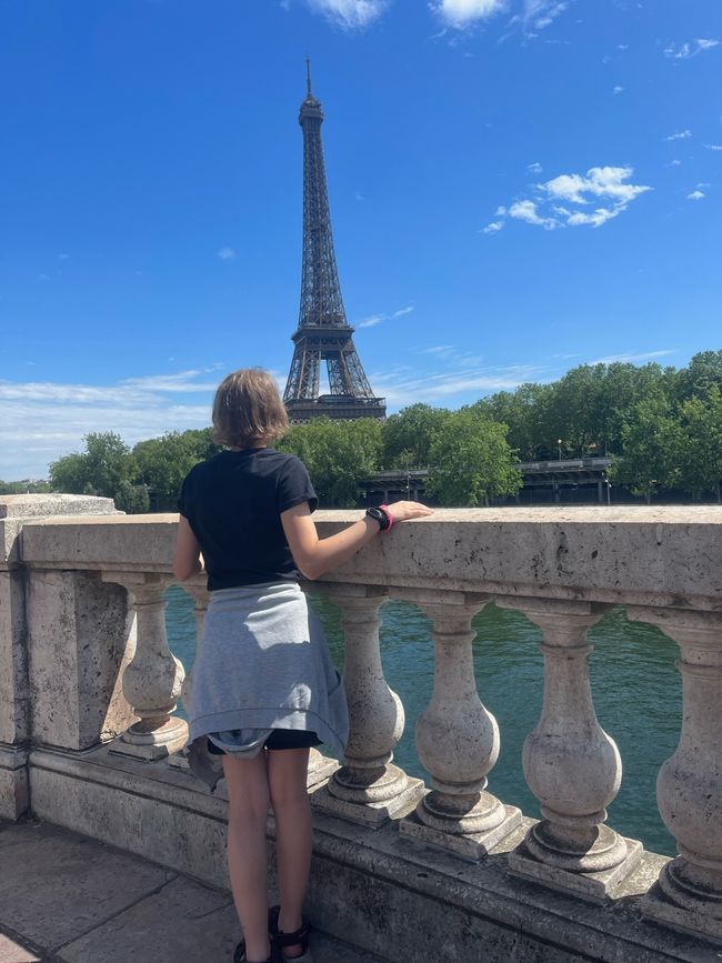 Ferrisa rado, Eiffel-Turo, Roland Garros & PSG en Parizo