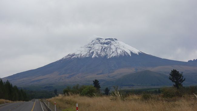 Der aktive Vulkan Cotopaxi mal wolkenfrei