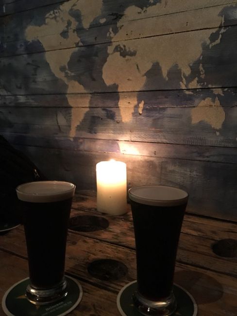 erstes Guiness in Irland