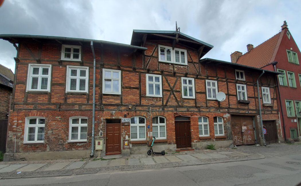 Half-timbered house near the city center