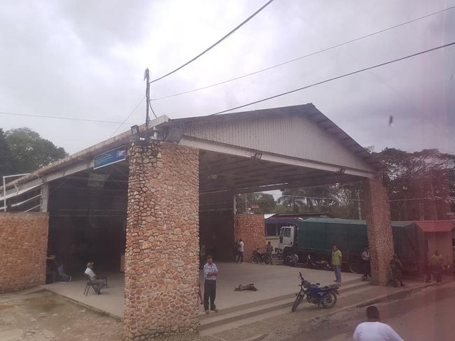 Zollgebäude Einreise nach Guatemala