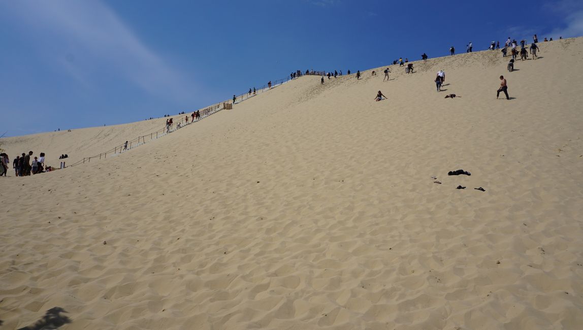 The Dune of Pilat - you have to go up!
