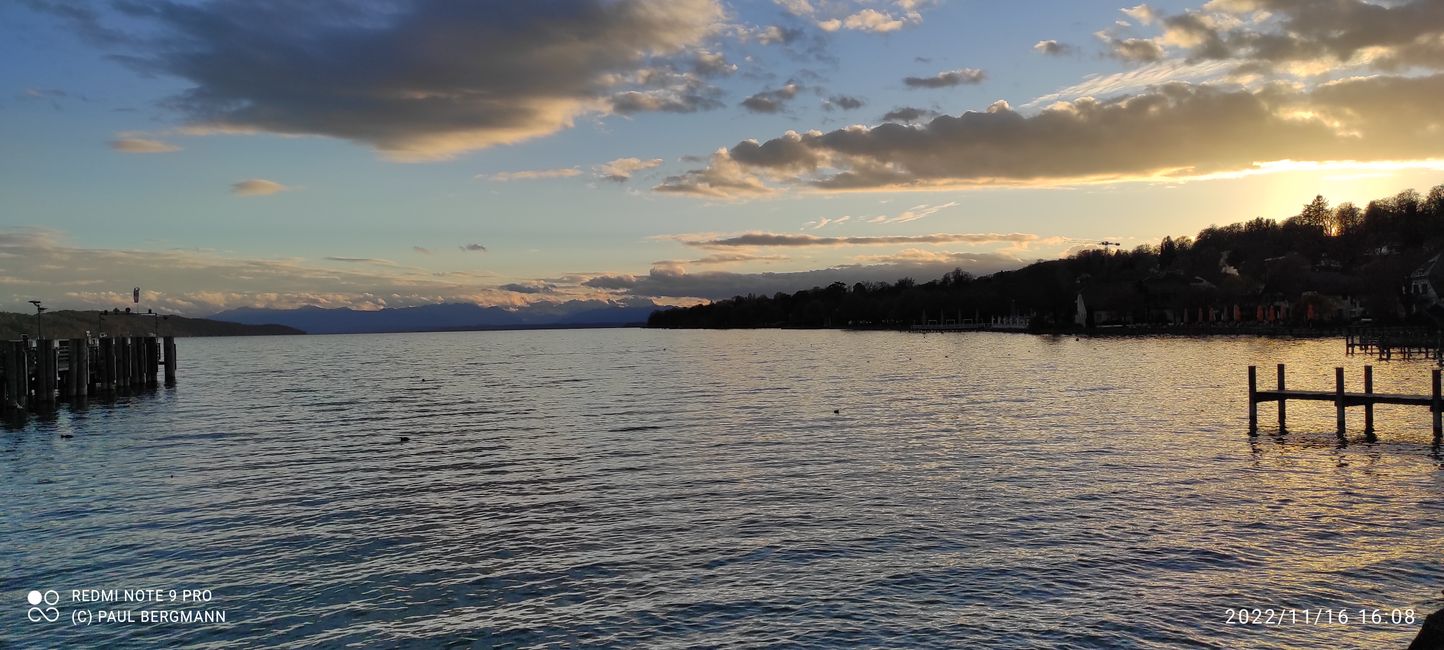 Starnberger See - Besuch vor einem Arbeitstag (Spielplatzprüfung in Krailling)