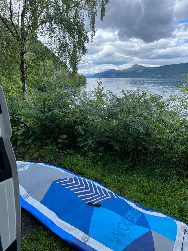 SUP-Tour on sunny Loch Ness ☀️🛶💦