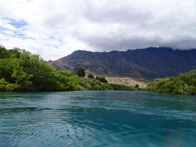 Shotover River from the jet boat