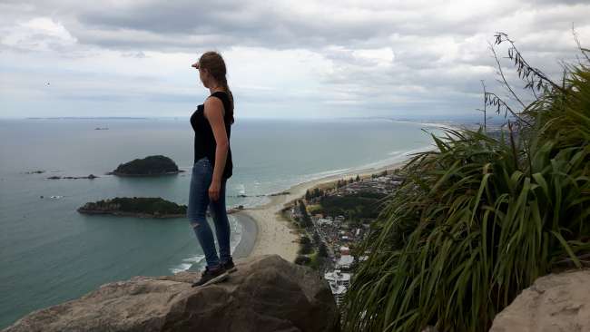 The view from Mount Maunganui on Mount Maunganui 