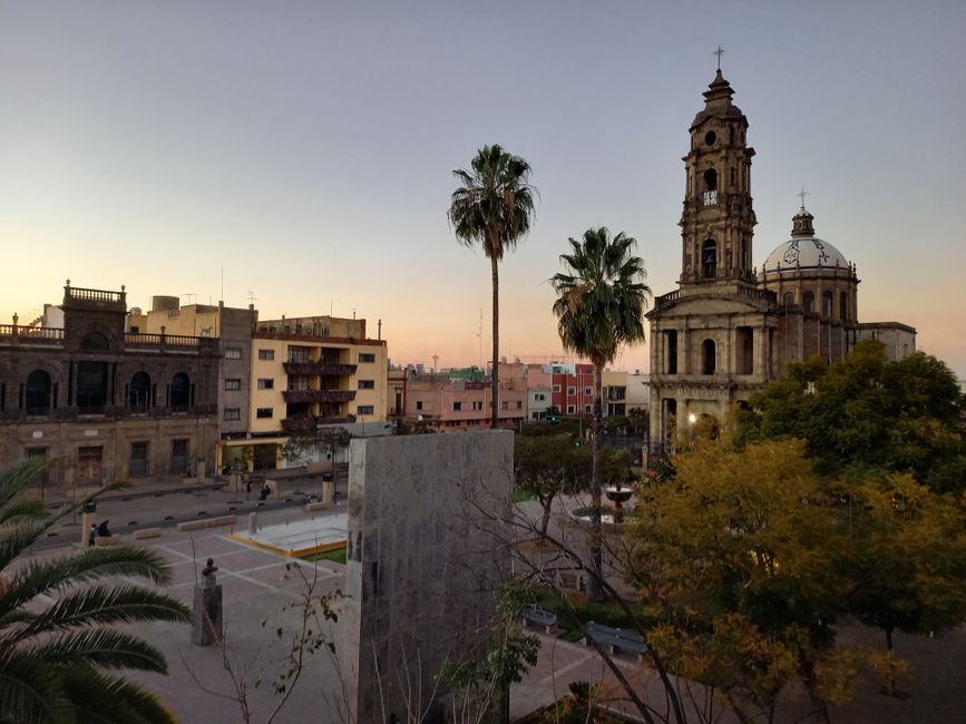 Guadalajara, Blick aus der Ferienwohnung 