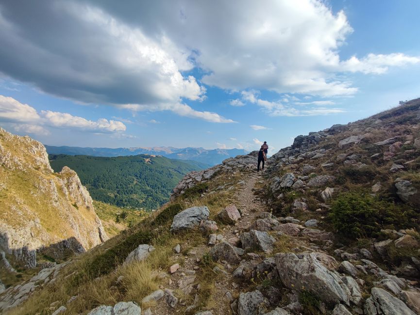 Goodbye and peak hiking. Mavrovo NP / North Macedonia