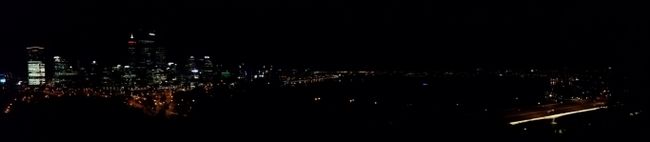 View of Perth at night