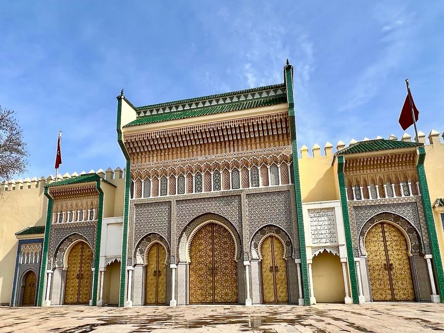 The royal palace in the center of Fes. (Photo: Birgit)