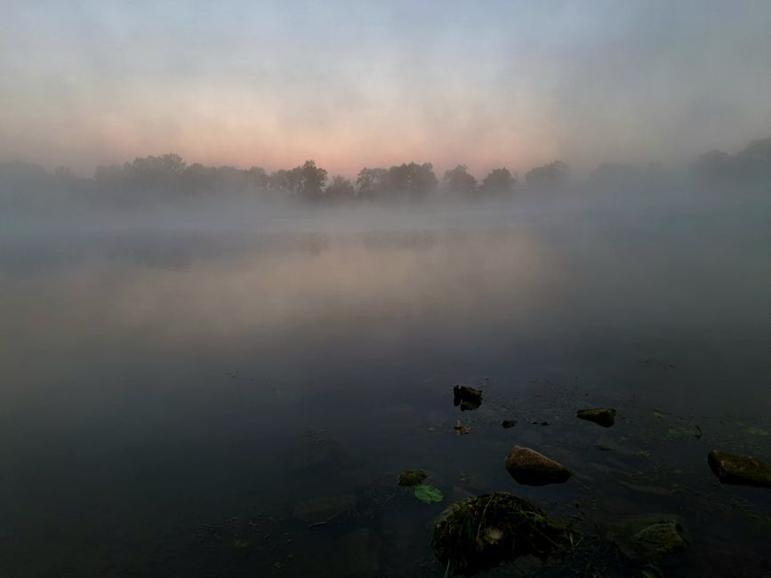 Nebel an Saône
