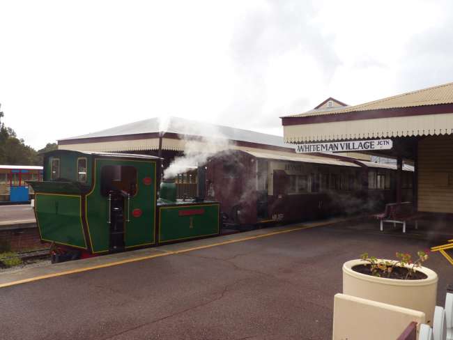 Whiteman's Park - old steam locomotive