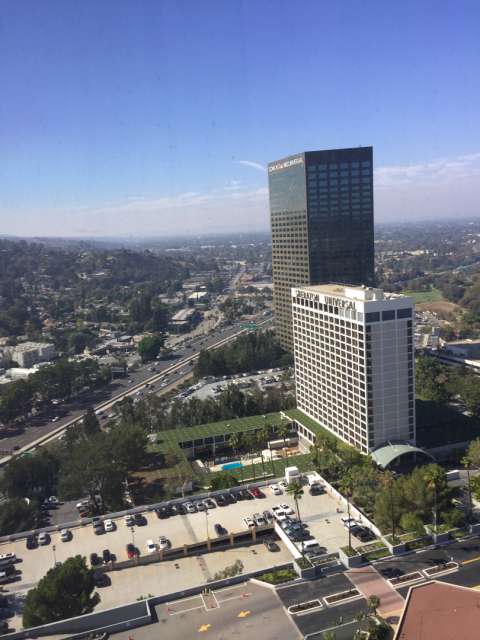 Ausblick aus dem Hilton Universal Studios 