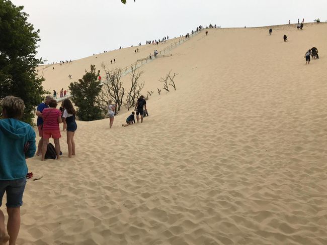 To the wandering dune