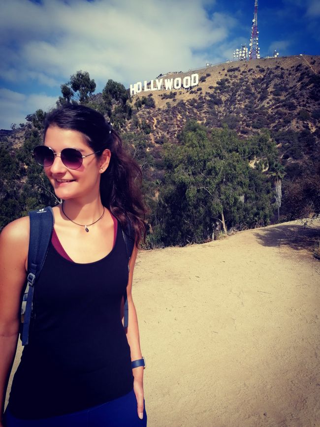Anna and the Hollywood Sign