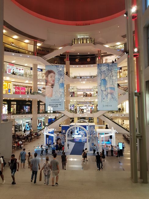 One mall exceeded the other in size and offerings.. Incredible.. 