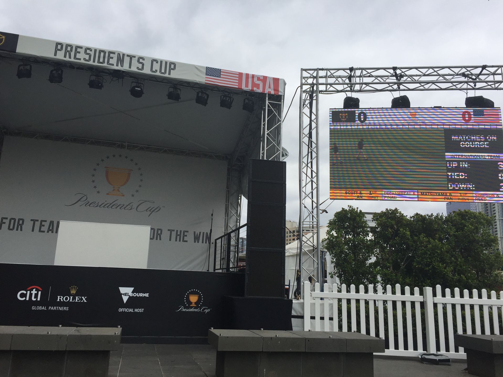 Le Public Viewing à Melbourne