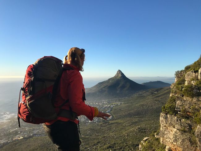 Hiking on Table Mountain