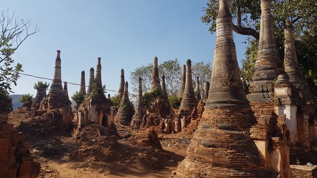 So many stupas.