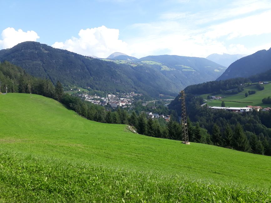 Blick über Südtirol.