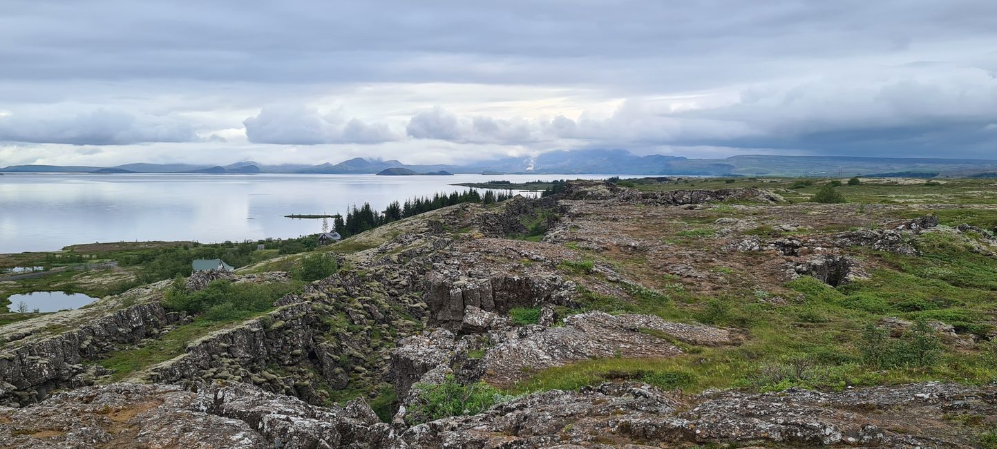 Þingvellir,  in Richtung Südwesten